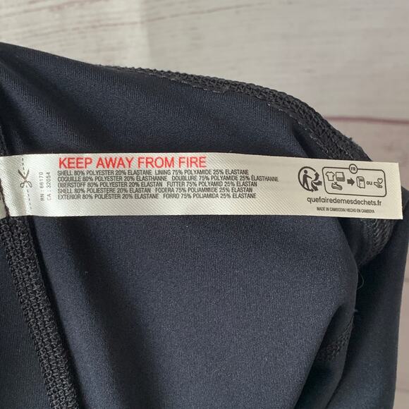 Free People Movement Black One-Piece Athletic Jumpsuit Crisscross Back Size M - Picture 12 of 12